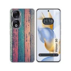 Funda Silicona compatible con Huawei Honor 90 5G diseño Madera 10 Dibujos