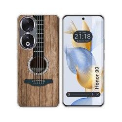Funda Silicona compatible con Huawei Honor 90 5G diseño Madera 11 Dibujos