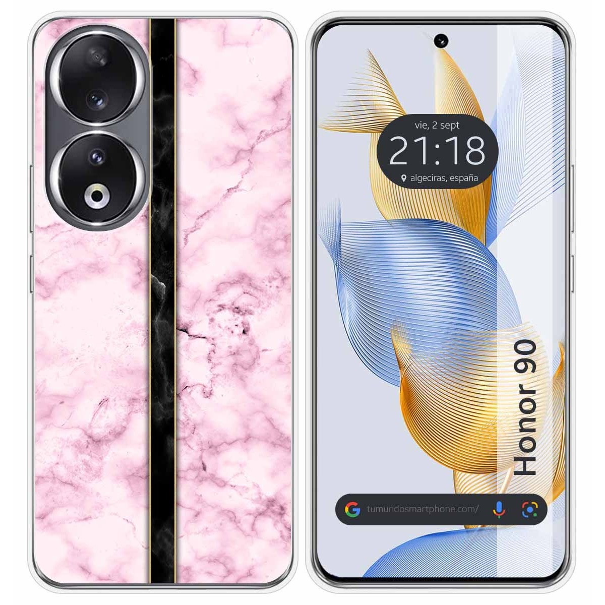 Funda Silicona compatible con Huawei Honor 90 5G diseño Mármol 04 Dibujos