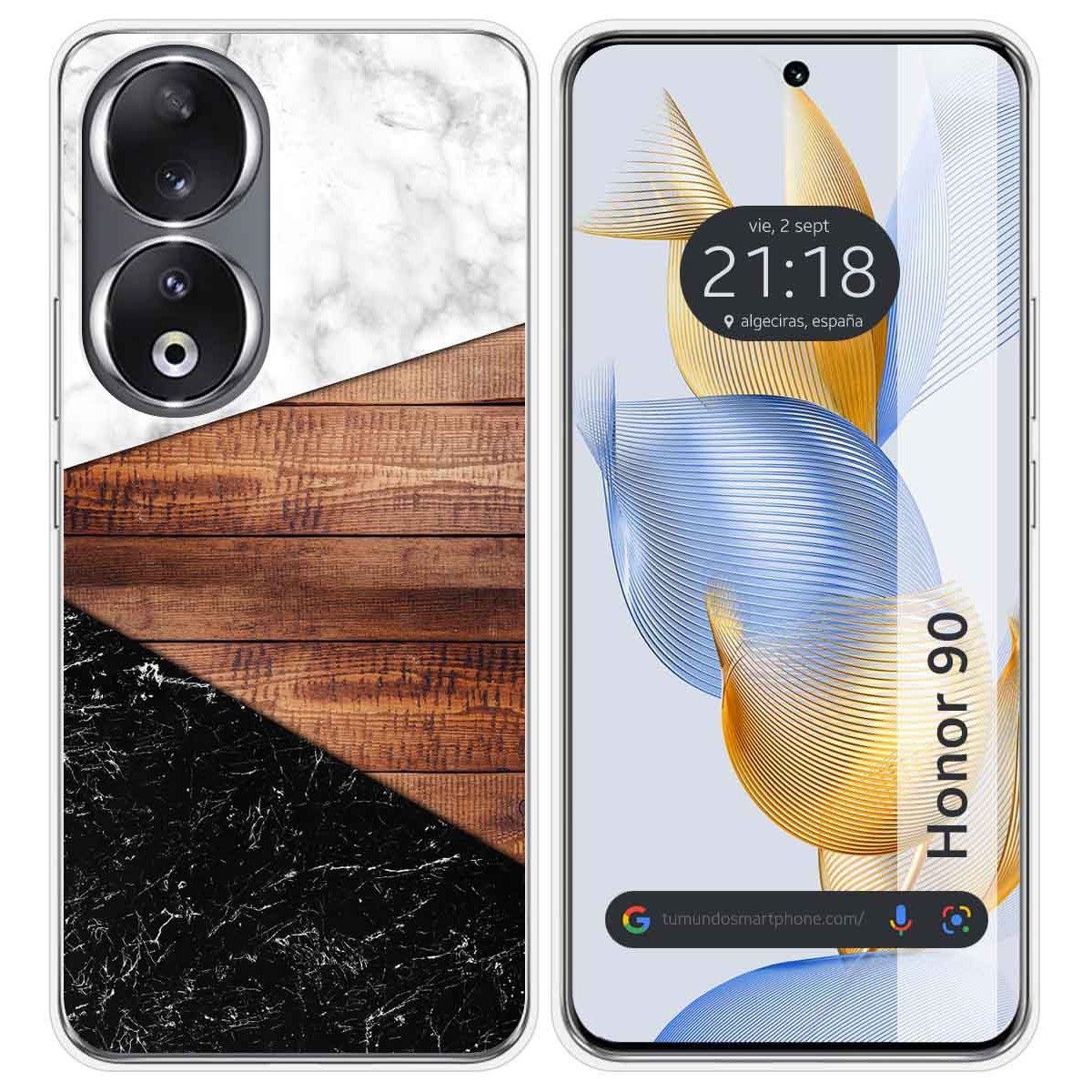 Funda Silicona compatible con Huawei Honor 90 5G diseño Mármol 11 Dibujos