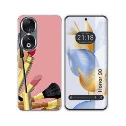 Funda Silicona compatible con Huawei Honor 90 5G diseño Brochas Dibujos