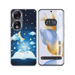 Funda Silicona compatible con Huawei Honor 90 5G diseño Libro Cuentos Dibujos