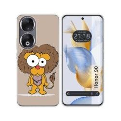 Funda Silicona compatible con Huawei Honor 90 5G diseño Leon Dibujos