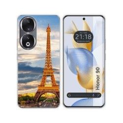 Funda Silicona compatible con Huawei Honor 90 5G diseño Paris Dibujos