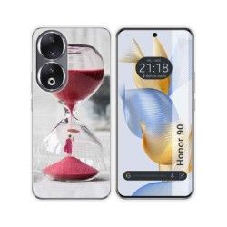 Funda Silicona compatible con Huawei Honor 90 5G diseño Reloj Dibujos