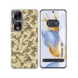 Funda Silicona compatible con Huawei Honor 90 5G diseño Sand Camuflaje Dibujos