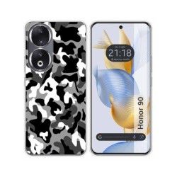 Funda Silicona compatible con Huawei Honor 90 5G diseño Snow Camuflaje Dibujos