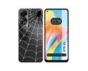 Funda Silicona Transparente para Oppo A78 4G diseño Araña Dibujos