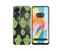 Funda Silicona Transparente para Oppo A78 4G diseño Cactus Dibujos