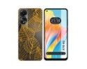 Funda Silicona Transparente para Oppo A78 4G diseño Hojas Dibujos