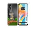 Funda Silicona Transparente para Oppo A78 4G diseño Mono Dibujos