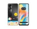 Funda Silicona Transparente para Oppo A78 4G diseño Playa Dibujos