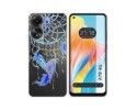 Funda Silicona Transparente para Oppo A78 4G diseño Plumas Dibujos