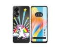 Funda Silicona Transparente para Oppo A78 4G diseño Unicornio Dibujos