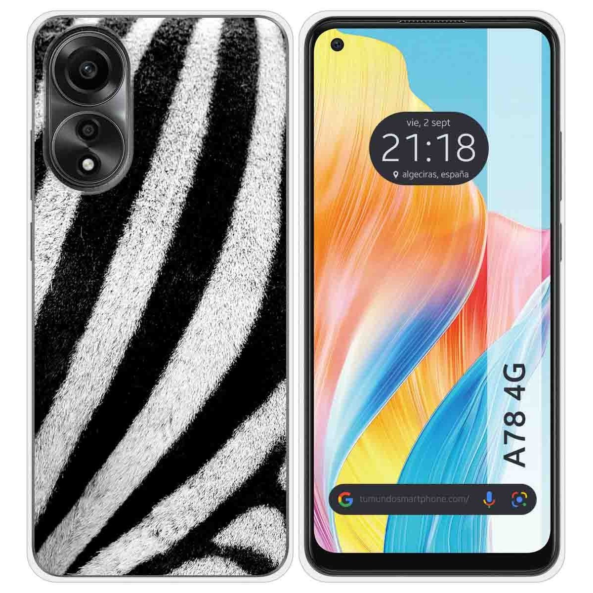 Funda Silicona para Oppo A78 4G diseño Animal 02 Dibujos
