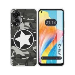 Funda Silicona para Oppo A78 4G diseño Camuflaje 02 Dibujos