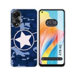 Funda Silicona para Oppo A78 4G diseño Camuflaje 03 Dibujos