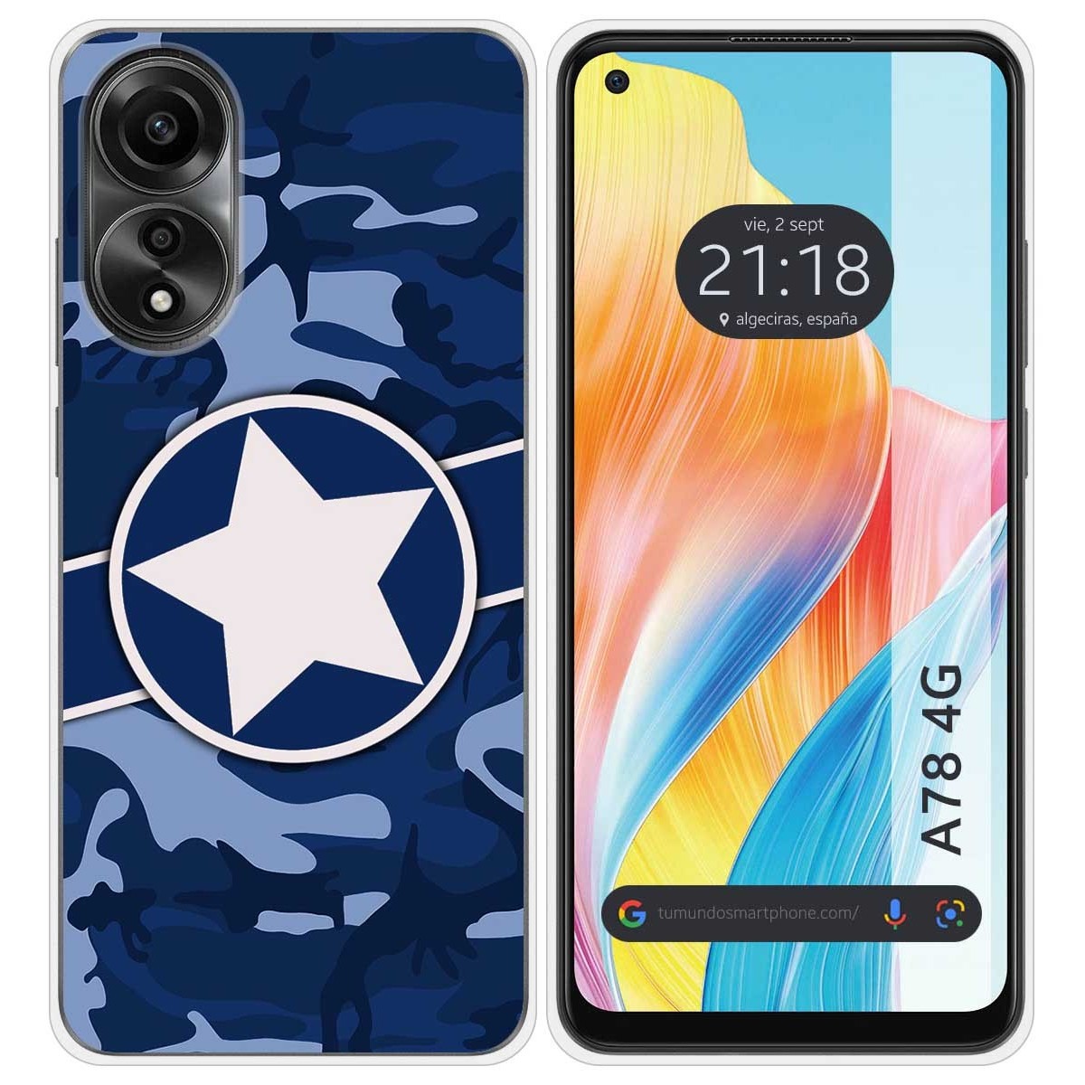 Funda Silicona para Oppo A78 4G diseño Camuflaje 03 Dibujos