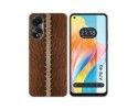 Funda Silicona para Oppo A78 4G diseño Cuero 01 Dibujos