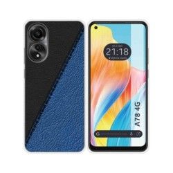 Funda Silicona para Oppo A78 4G diseño Cuero 02 Dibujos