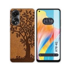 Funda Silicona para Oppo A78 4G diseño Cuero 03 Dibujos