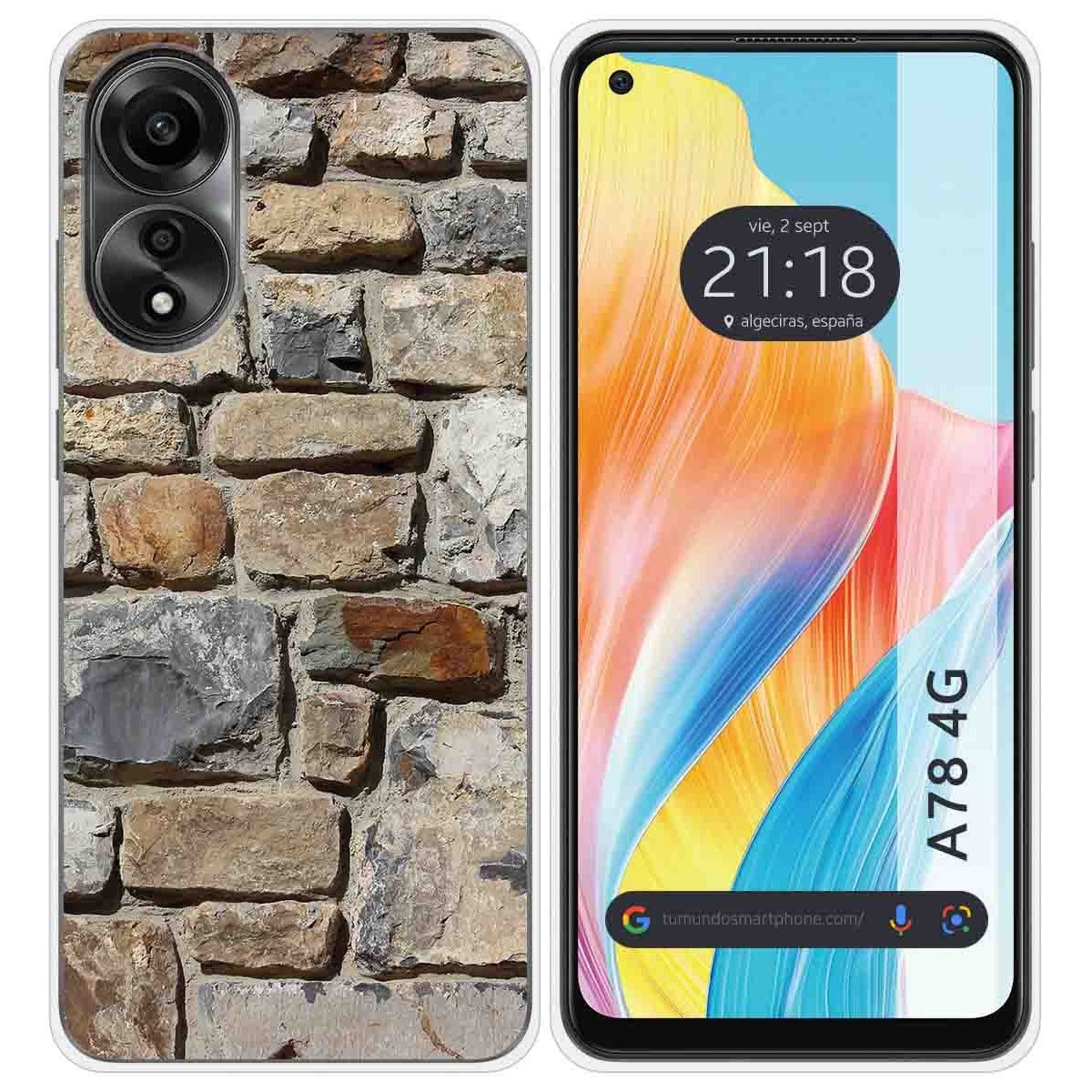Funda Silicona para Oppo A78 4G diseño Ladrillo 03 Dibujos