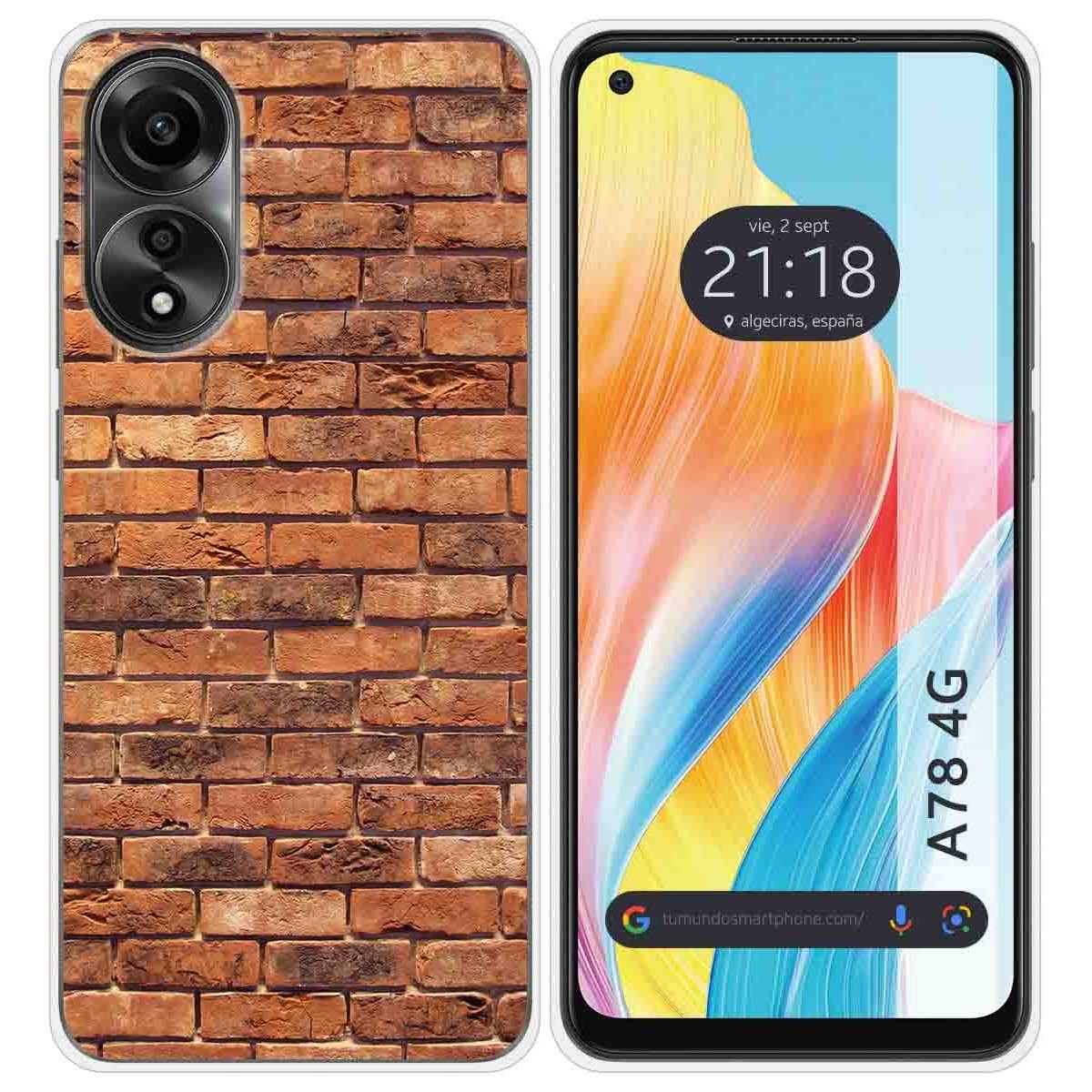 Funda Silicona para Oppo A78 4G diseño Ladrillo 04 Dibujos