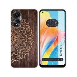 Funda Silicona para Oppo A78 4G diseño Madera 06 Dibujos