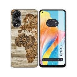 Funda Silicona para Oppo A78 4G diseño Madera 07 Dibujos