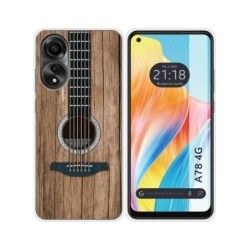 Funda Silicona para Oppo A78 4G diseño Madera 11 Dibujos