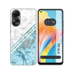 Funda Silicona para Oppo A78 4G diseño Mármol 02 Dibujos