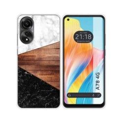 Funda Silicona para Oppo A78 4G diseño Mármol 11 Dibujos