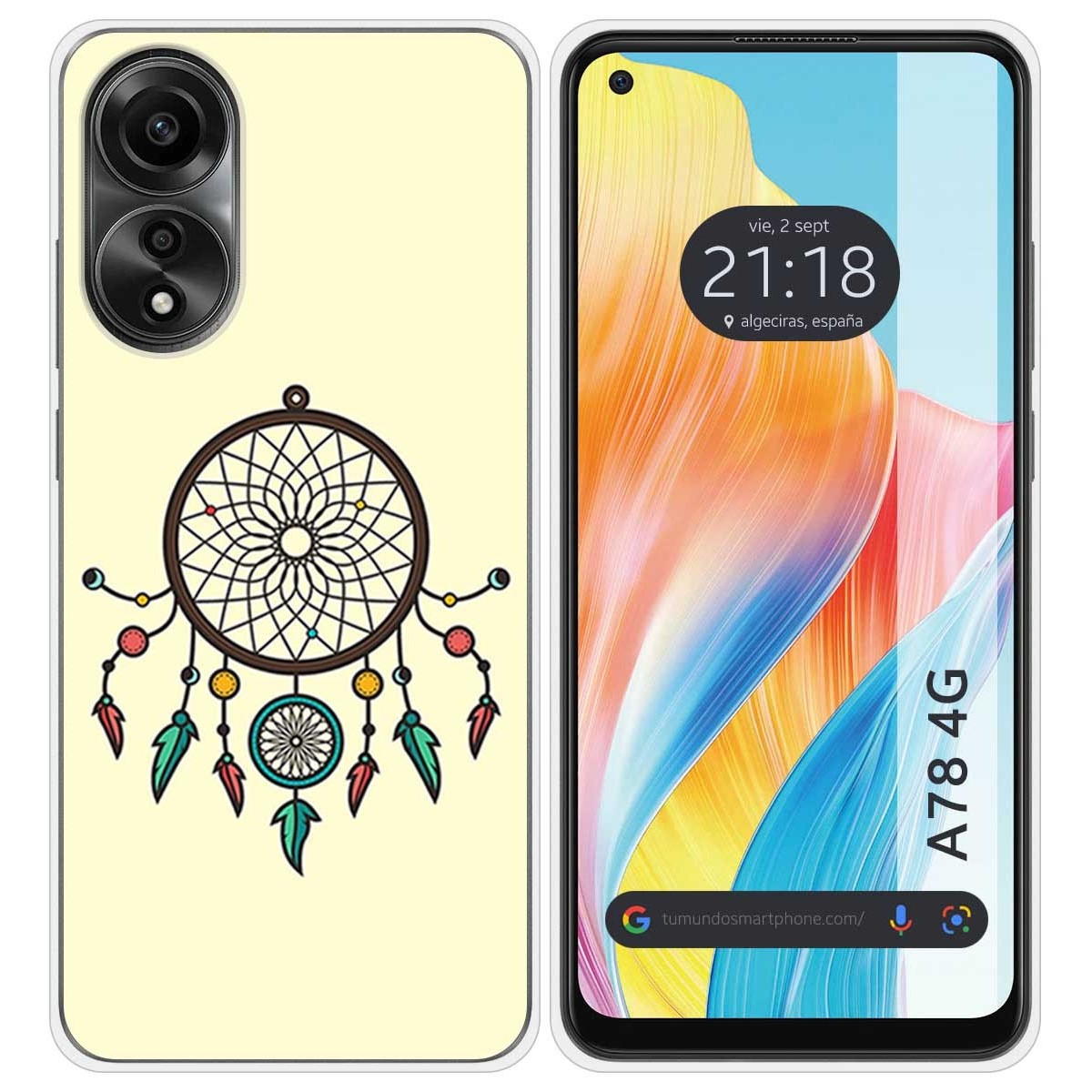 Funda Silicona para Oppo A78 4G diseño Atrapasueños Dibujos