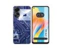 Funda Silicona para Oppo A78 4G diseño Circuito Dibujos