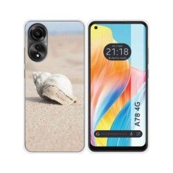 Funda Silicona para Oppo A78 4G diseño Concha Dibujos