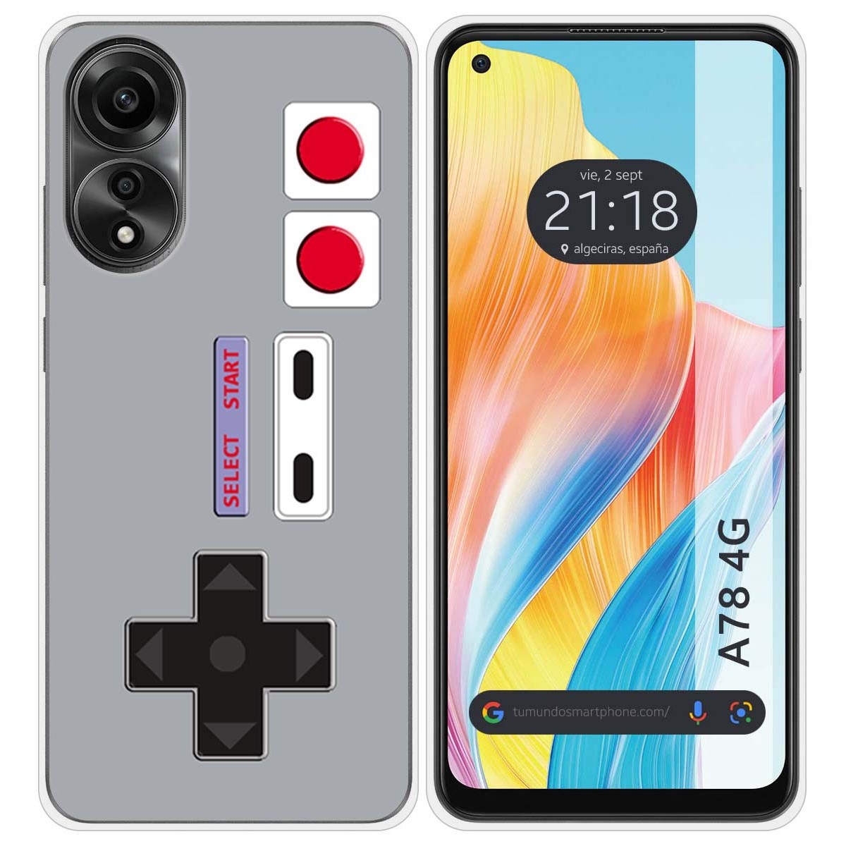 Funda Silicona para Oppo A78 4G diseño Consola Dibujos