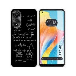 Funda Silicona para Oppo A78 4G diseño Formulas Dibujos