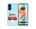 Funda Silicona para Oppo A78 4G diseño Furgoneta Dibujos