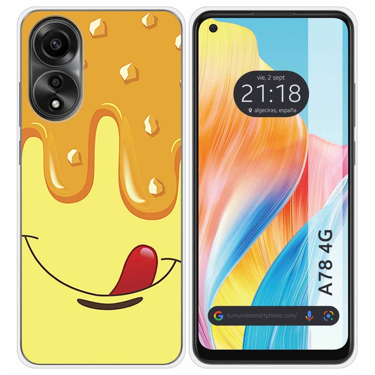 Funda Silicona para Oppo A78 4G diseño Helado Vainilla Dibujos