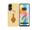 Funda Silicona para Oppo A78 4G diseño Jirafa Dibujos