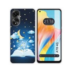Funda Silicona para Oppo A78 4G diseño Libro Cuentos Dibujos