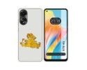 Funda Silicona para Oppo A78 4G diseño Leones Dibujos