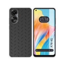 Funda Silicona para Oppo A78 4G diseño Metal Dibujos