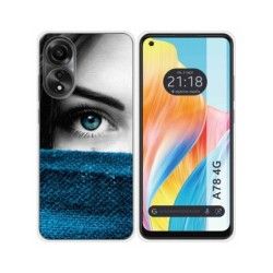 Funda Silicona para Oppo A78 4G diseño Ojo Dibujos