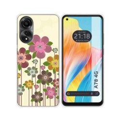 Funda Silicona para Oppo A78 4G diseño Primavera En Flor Dibujos