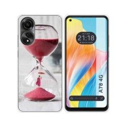 Funda Silicona para Oppo A78 4G diseño Reloj Dibujos