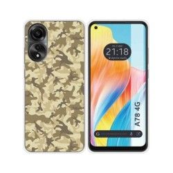 Funda Silicona para Oppo A78 4G diseño Sand Camuflaje Dibujos