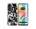 Funda Silicona para Oppo A78 4G diseño Snow Camuflaje Dibujos