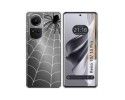 Funda Silicona Transparente para Oppo Reno 10 5G / 10 Pro 5G diseño Araña Dibujos