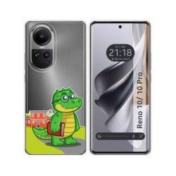 Funda Silicona Transparente para Oppo Reno 10 5G / 10 Pro 5G diseño Coco Dibujos